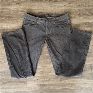 Patna gray straight leg corduroy pants
